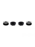 Alu 1/8th Wheel Nuts Closed End / Lightweight (Black) (4)