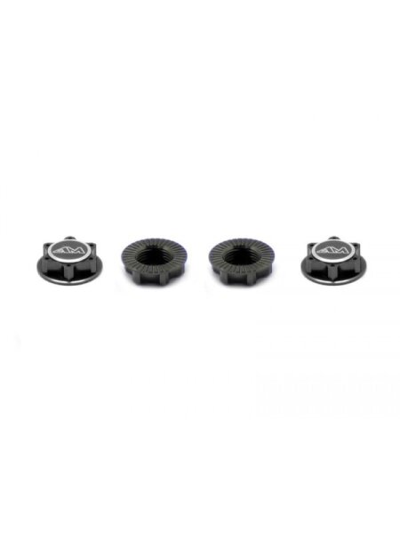 Alu 1/8th Wheel Nuts Closed End / Lightweight (Gray) (4)