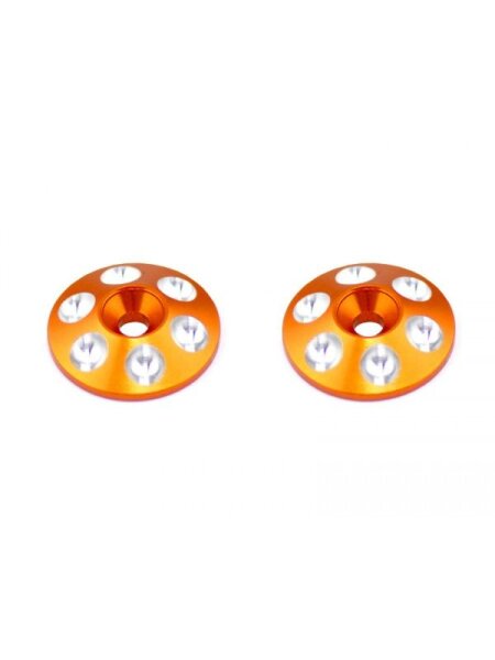 Alu Rear Wing Shims (Orange) (2)