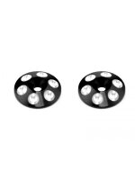 Alu Rear Wing Shims (Black) (2)