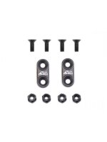 1/10th On-Road Alu Wing Mounts (Gray)
