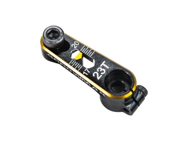 New AM Alu Servo Horns 23T Black Golden