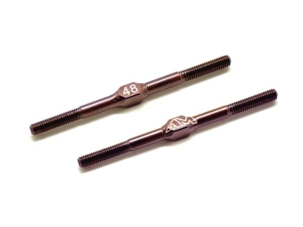 Spring Steel Turnbuckle 3mm X 48mm (1-7/8)  (2)