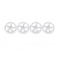 1/10 TC 5 Spoke Split Rims White  (4)