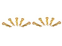small body clip 1/10 - gold  (10)