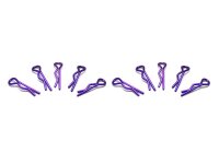 small body clip 1/10 - metallic purple  (10)