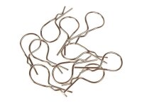 small body clip 1/10 - metallic black  (10)