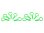 big body clip 1/10 - fluorescent green  (10)