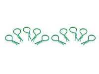 big body clip 1/10 - metallic green  (10)