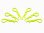 body clip 1/8 - fluorescent yellow  (6)