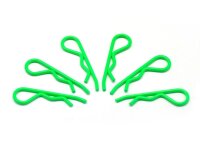 body clip 1/8 - fluorescent green  (6)
