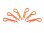 body clip 1/8 - fluorescent red  (6)