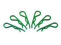 body clip 1/8 - metallic green  (6)