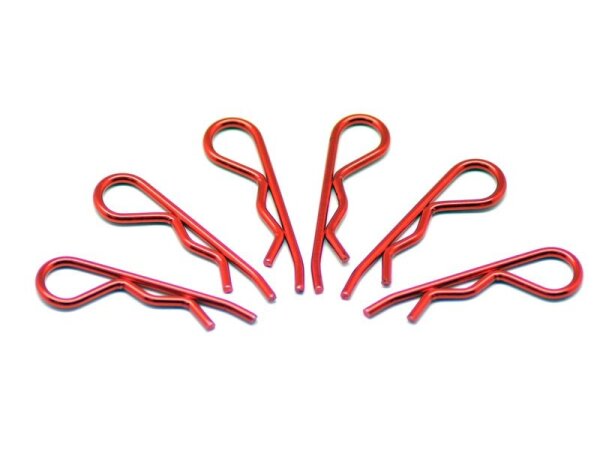 body clip 1/8 - metallic red  (6)