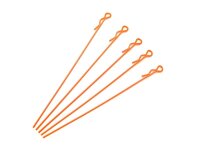 extra long body clip 1/10 - fluorescent red  (5)