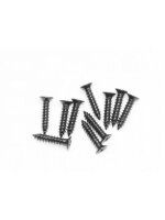 Screw philipshead countersunk widethread M2.5x12 (10)