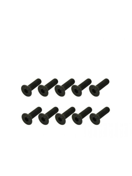 Screw allen countersunk M3x10 (10)