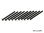 Screw allen countersunk M3x40 (10)