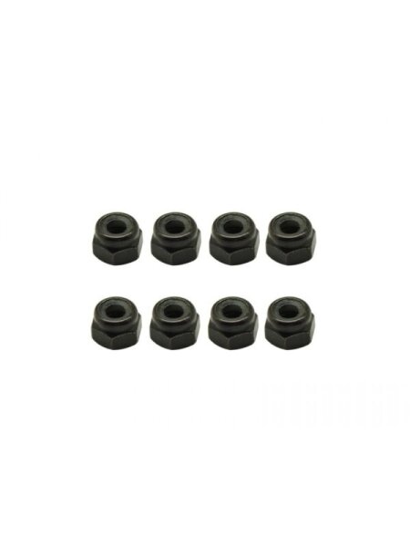 Nylon Lock Nuts M3 (8)