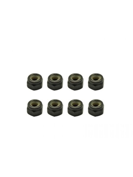 Nylon Lock Nuts M4 (8)