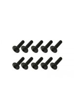 Screw allen roundhead flanged M3x12 (10)