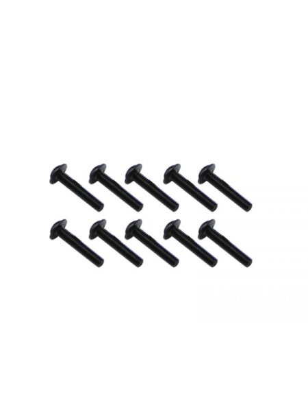 Screw allen roundhead flanged M3x16 (10)
