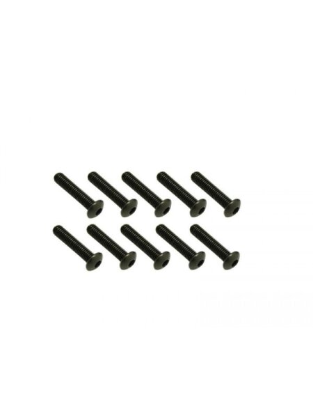 Screw allen roundhead M3x18 (10)