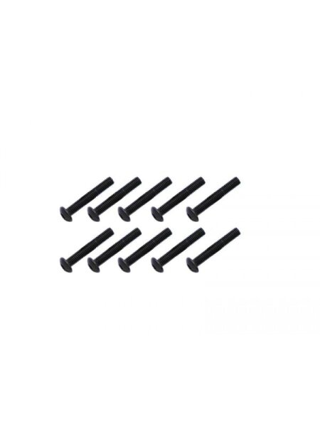 Screw allen roundhead M3x20 (10)