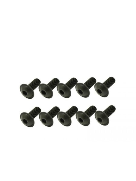 Screw allen roundhead flanged M5x12 (10)