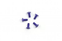 Alu Screw allen countersunk M2.2x6 Purple (7075) (5)
