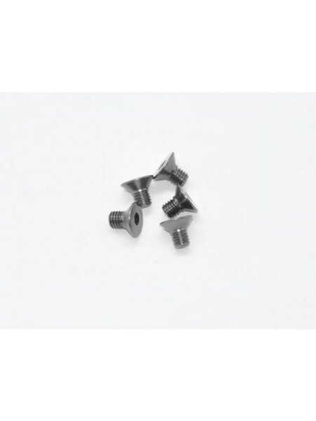 Alu Screw allen countersunk M3x5 Gray (7075) (5)