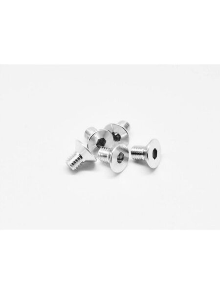 Alu Screw allen countersunk M3x5 Silver (7075) (5)