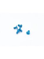 Alu Screw allen countersunk M3x6 Blue (7075) (5)