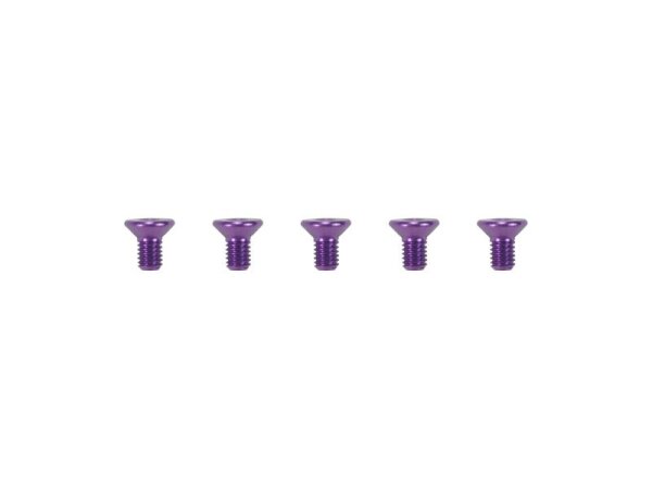 Alu Screw allen countersunk M3x6 Purple (7075) (5)