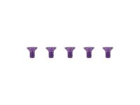 Alu Screw allen countersunk M3x6 Purple (7075) (5)