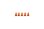 Alu Screw allen countersunk M3x8 Orange (7075) (5)