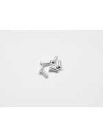 Alu Screw allen countersunk M3x8 Silver (7075) (5)