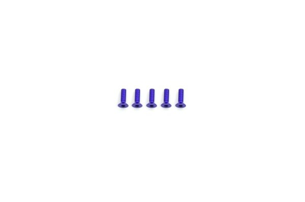 Alu Screw allen countersunk M3x10 Purple (7075) (5)