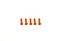 Alu Screw allen countersunk M3x12 Orange (7075) (5)