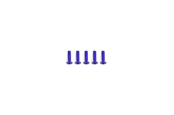 Alu Screw allen countersunk M3x12 Purple (7075) (5)