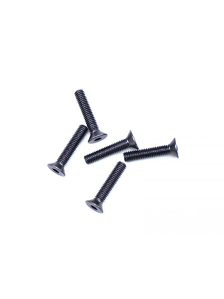 Alu Screw allen countersunk M3x15 Gray (7075) (5)