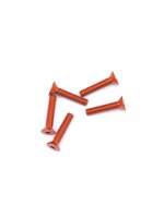 Alu Screw allen countersunk M3x15 Orange (7075) (5)