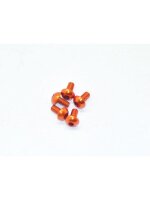 Alu Screw allen roundhead M2x4 Orange (7075) (5)