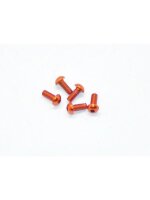 Alu Screw allen roundhead M2.5x6 Orange (7075) (5)
