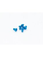 Alu Screw allen roundhead M3x5 Blue (7075) (5)