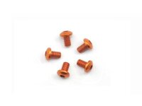 Alu Screw allen roundhead M3x5 Orange (7075) (5)