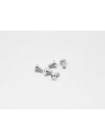 Alu Screw allen roundhead M3x5 Silver (7075) (5)