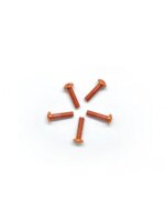 Alu Screw allen roundhead M3x12 Orange (7075) (5)