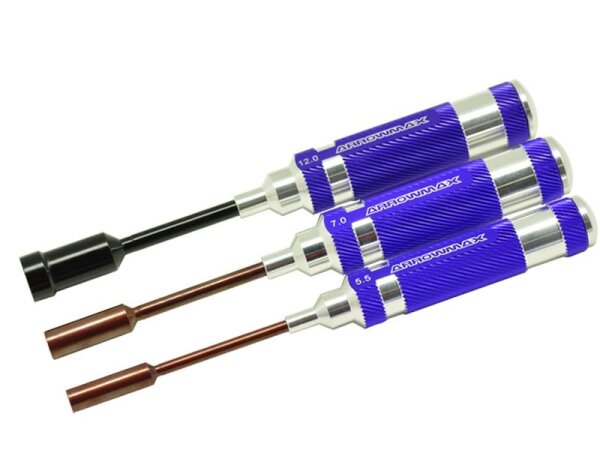 NUT DRIVER SET 5.5, 7.0 & 12.0 X 100MM - 3-teilig