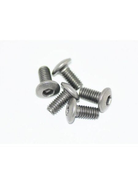 Titanium Screw allen round head M4x8 (5)